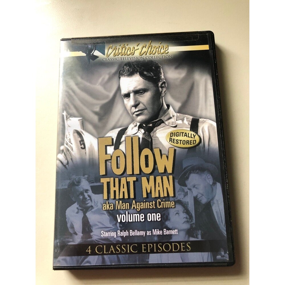 Follow That Man, Vol. 1 - DVD Starring Ralph Bellamy - VERY GOOD Condition!